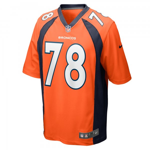 Men's Denver Broncos William Sherman Nike  Orange Team Game Jersey