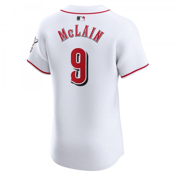 Men's Cincinnati Reds Matt McLain Nike White Home Elite Player Jersey