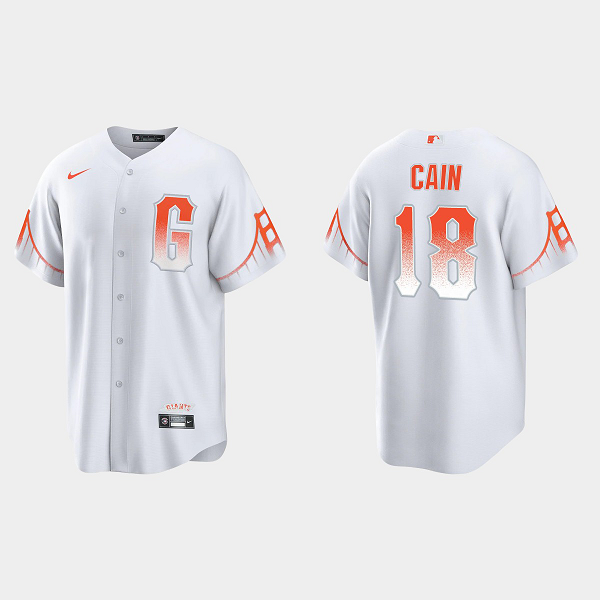 San Francisco Giants Matt Cain 2021 City Connect Replica Jersey - White