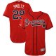 Atlanta Braves #29 John Smoltz Red Flexbase Collection Stitched MLB Jersey