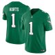 Men's Philadelphia Eagles Jalen Hurts Nike Kelly Green Vapor F.U.S.E. Limited Jersey