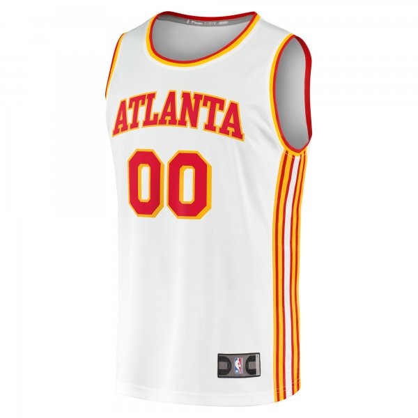 Youth Atlanta Hawks  Fanatics White Fast Break Replica Custom Jersey - Association Edition