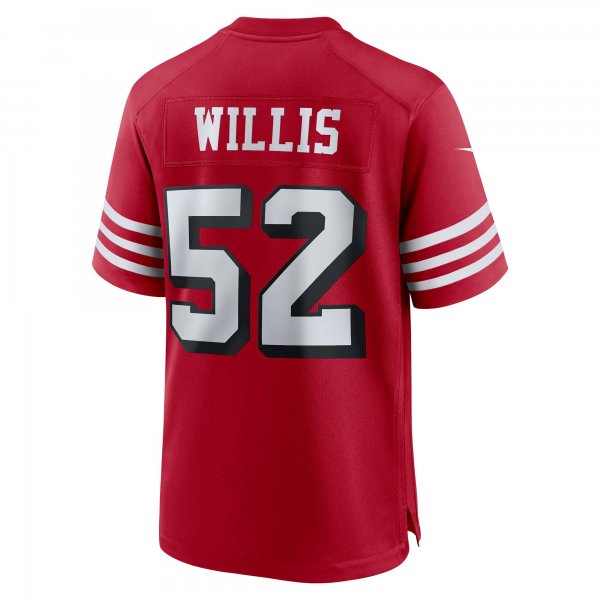 Men's San Francisco 49ers Patrick Willis Nike Scarlet Retired Alternate Game Jersey