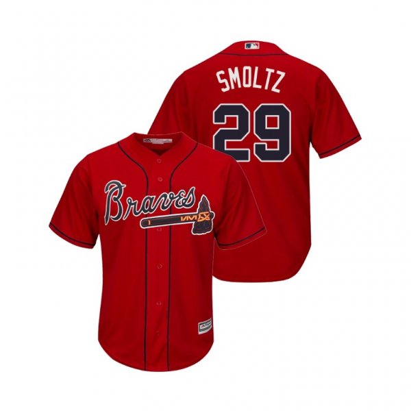 Men's Atlanta Braves John Smoltz Official Alternate 2019 Cool Base MLB Jersey