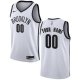 Men's Nike Nets Personalized Swingman White NBA Association Edition Jersey