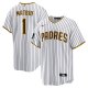 Men's San Diego Padres #1 Yuki Matsui Nike White 2024 MLB World Tour Seoul Series Home Player Jersey