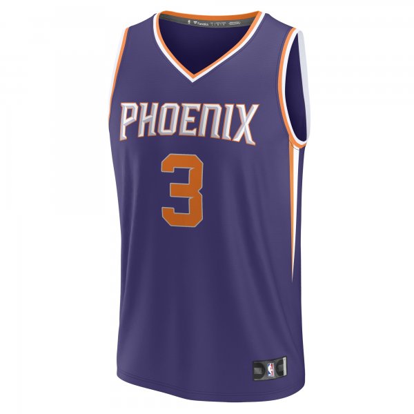 Men's Phoenix Suns Bradley Beal Fanatics Purple Fast Break Player Jersey - Icon Edition