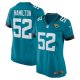 Women's Jacksonville Jaguars DaVon Hamilton Nike Teal Nike Game Jersey