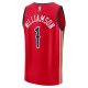 Men's New Orleans Pelicans Zion Williamson Fanatics Red Fast Break Replica Jersey - Statement Edition