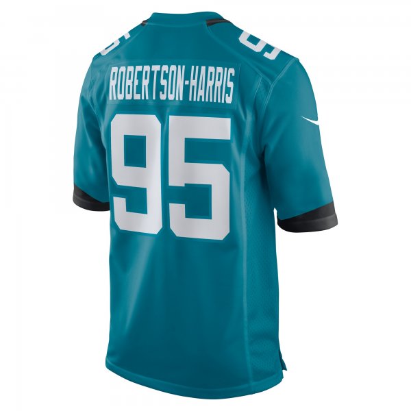 Men's Jacksonville Jaguars Roy Robertson-Harris Nike Teal Game Jersey