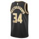 Unisex Milwaukee Bucks Giannis Antetokounmpo Nike Black  Select Series Swingman Jersey