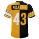 Youth Pittsburgh Steelers Troy Polamalu Mitchell & Ness Black/Gold Split Legacy Jersey