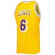 Men's Los Angeles Lakers Eddie Jones Mitchell & Ness Gold 1996/97 Hardwood Classics Swingman Jersey