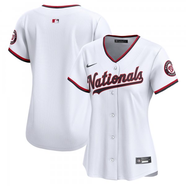 Women's Washington Nationals Nike White Home Limited Jersey