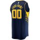 Men's Indiana Pacers Fanatics Navy Fast Break Custom Replica Jersey - Icon Edition