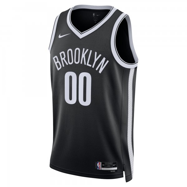 Unisex Brooklyn Nets Nike Black Swingman Custom Jersey - Icon Edition