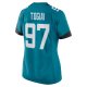 Women's Jacksonville Jaguars Tommy Togiai Nike  Teal Team Game Jersey