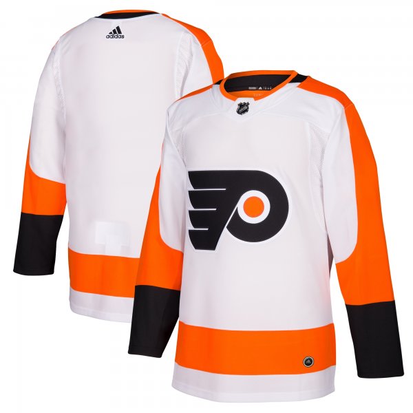 Men's Philadelphia Flyers adidas White Away Blank Jersey