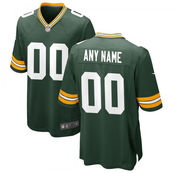 Men's Green Bay Packers Nike Green Custom Game Jersey