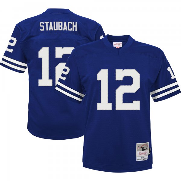 Youth Dallas Cowboys Roger Staubach Mitchell & Ness Navy Retired Player Legacy Jersey