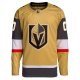 Men's Vegas Golden Knights  adidas Gold Home  Primegreen Custom Jersey