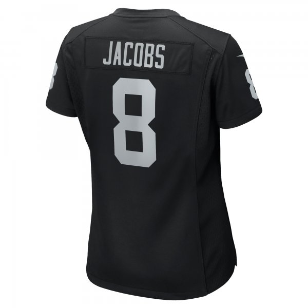 Women's Las Vegas Raiders Josh Jacobs Nike Black Game Player Jersey