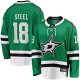 Men's Dallas Stars Sam Steel Fanatics Kelly Green Home Breakaway Jersey