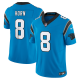 Men's Nike Carolina Panthers #8 Jaycee Horn Blue  Vapor F.U.S.E. Limited NFL Jersey