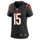 Women's Cincinnati Bengals Charlie Jones Nike  Black Team Game Jersey