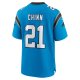 Men's Carolina Panthers Jeremy Chinn Nike Blue Alternate Game Jersey