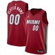 Men's Miami Heat Jordan Brand Red Swingman Custom Jersey - Statement Edition