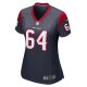 Women's Houston Texans Nick Broeker Nike  Navy Team Game Jersey