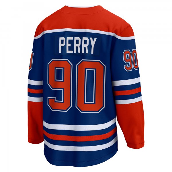 Men's Edmonton Oilers Corey Perry Fanatics Royal Home Premier Breakaway Player Jersey