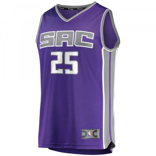 Men's Sacramento Kings Alex Len Fanatics Purple Fast Break Replica Jersey - Icon Edition