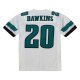 Men's Philadelphia Eagles 1996 Brian Dawkins Mitchell & Ness White Throwback Retired Player Jersey