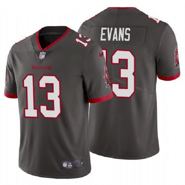 Youth Tampa Bay Buccaneers #13 Mike Evans 2020 Pewter Jersey