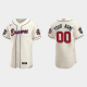 Men's Atlanta Braves Custom Cream Alternate 2021 MLB All-Star Jersey