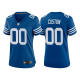 Women's Indianapolis Colts #00 Custom Royal 2021 Throwback Limited NFL Jersey