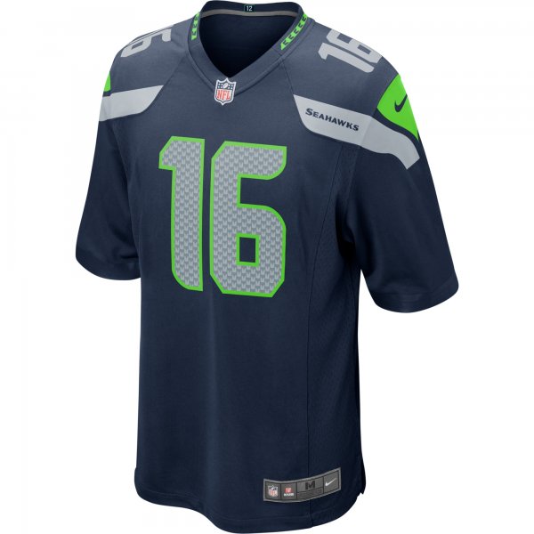 Men's Seattle Seahawks Tyler Lockett Nike College Navy Game Jersey