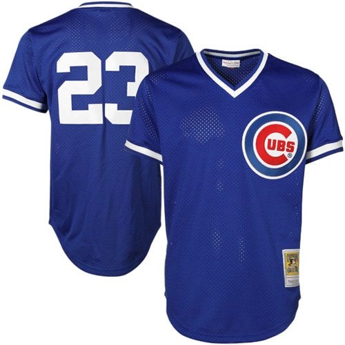 Mitchell & Ness Ryne Sandberg Chicago Cubs Cooperstown Collection Throwback Replica Jersey - Royal Blue