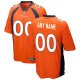 Men's Denver Broncos Nike Orange Custom Game Jersey