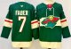 Men's #7 Brock Faber Minnesota Wild Green City Edition Jersey