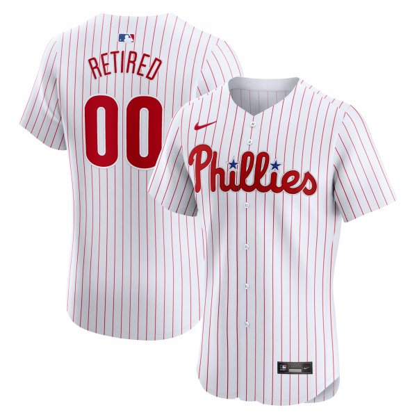 Men's Philadelphia Phillies Nike White Home Elite Pick-A-Player Retired Roster Jersey