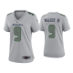 Women's Seattle Seahawks Kenneth Walker III Gray Atmosphere Fashion Game Jersey