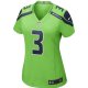 Women's Seattle Seahawks Russell Wilson Nike Neon Green Alternate Game Jersey