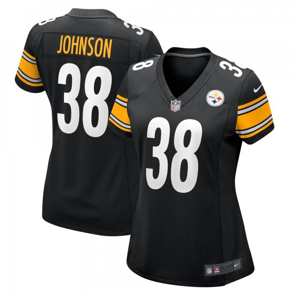 Women's Pittsburgh Steelers Caleb Johnson Nike  Black  Game Jersey