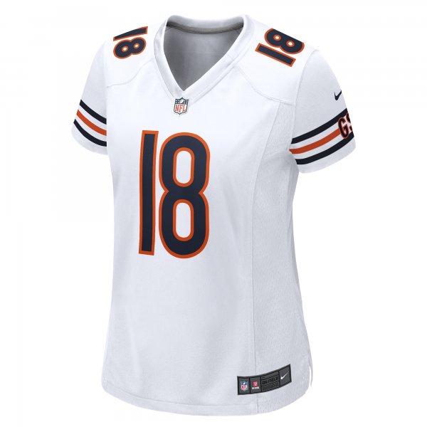 Women's Chicago Bears Caleb Williams Nike White 2024 NFL Draft Game Player Jersey