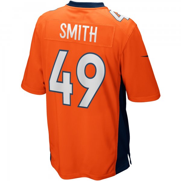 Men's Denver Broncos Dennis Smith Nike Orange Game Retired Player Jersey