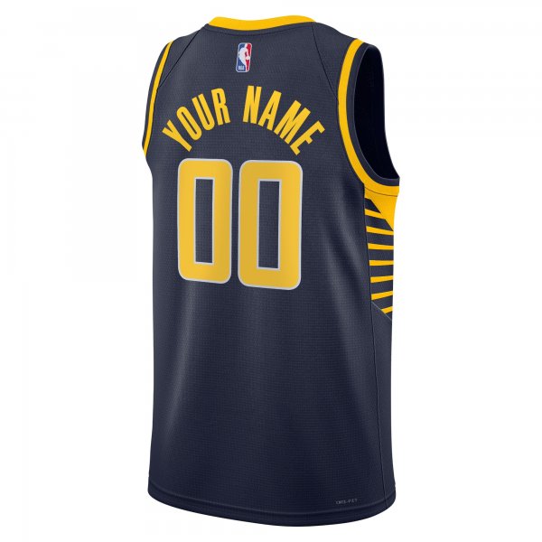 Unisex Indiana Pacers Nike Navy 2022/23 Swingman Custom Jersey - Icon Edition