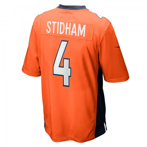 Men's Denver Broncos Jarrett Stidham Nike Orange Game Player Jersey